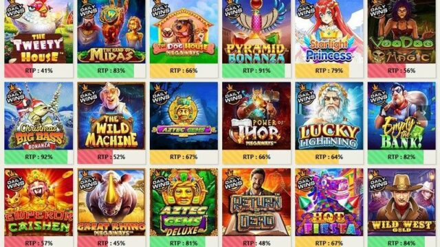 cara melihat rtp slot pragmatic